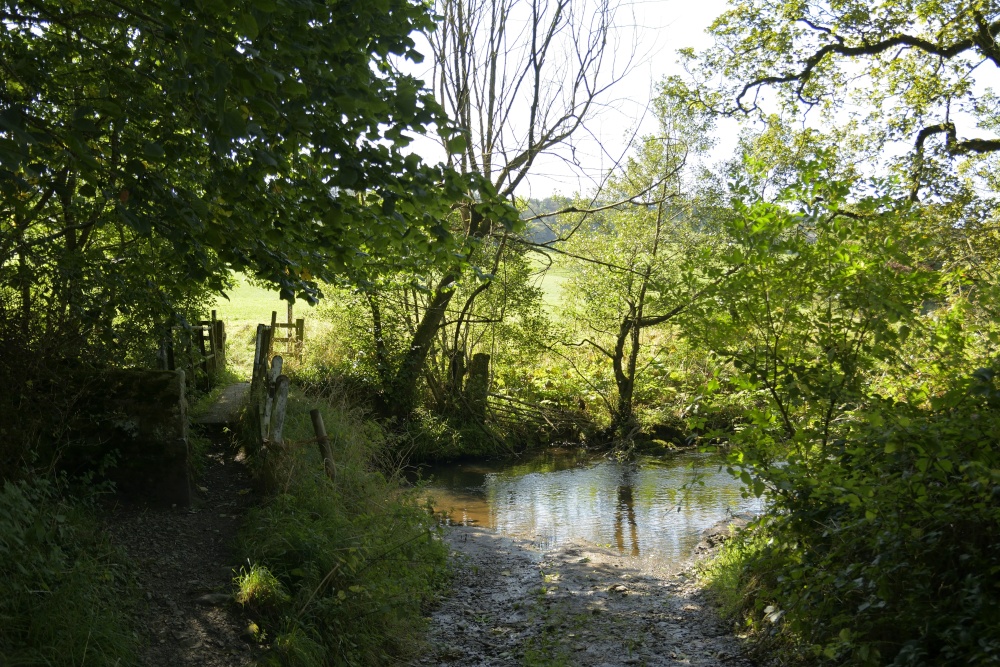 River Dove Ford & Footbridge, Crowdecote, Derbyshire