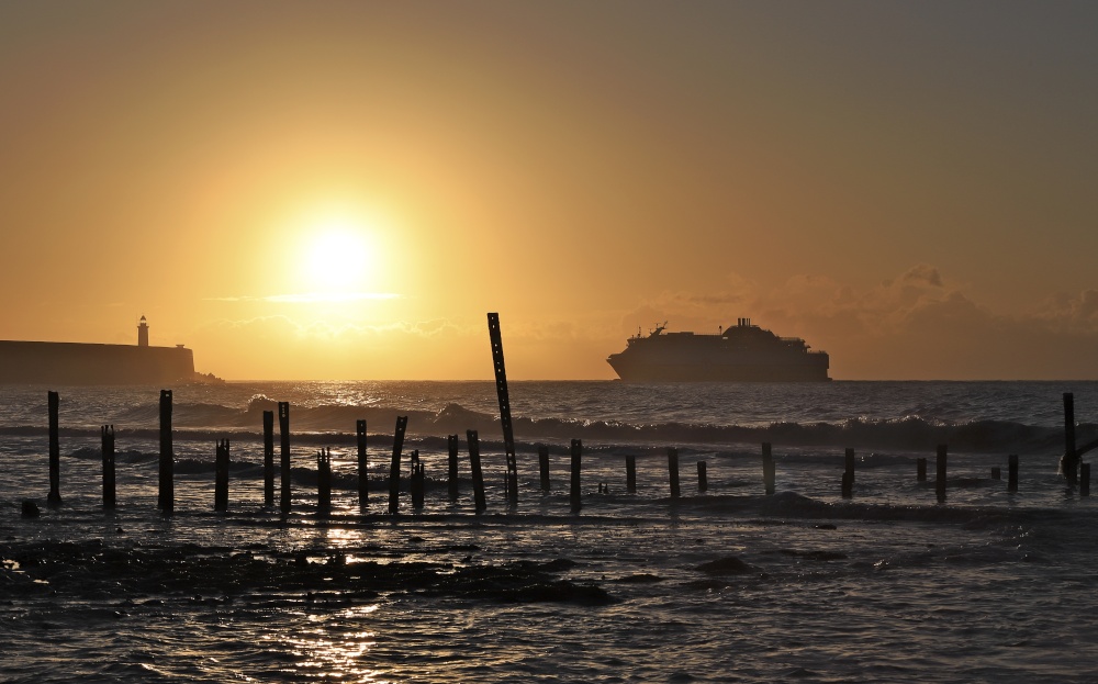 Newhaven Ferry Sunrise