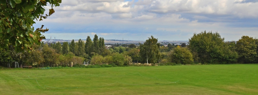 Photograph of Borden view from cricket ground
