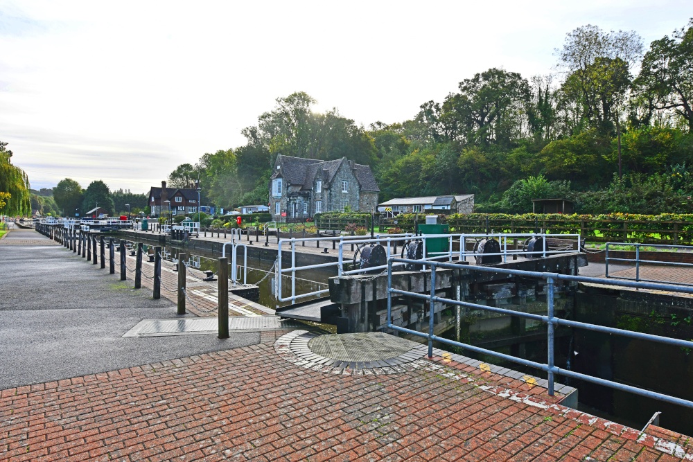 Allington Lock on the River Medway