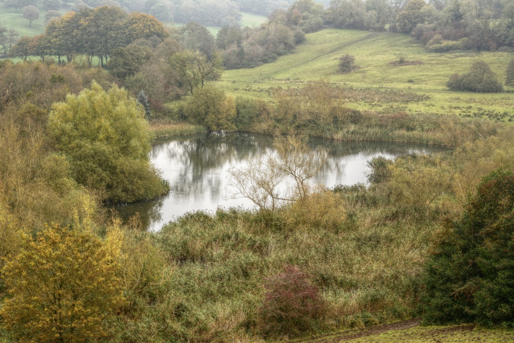 Lake behind Brough Park, Leek, Staffordshire Moorlsnds