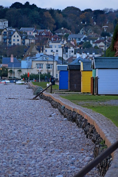 Budleigh Salterton's sea wall