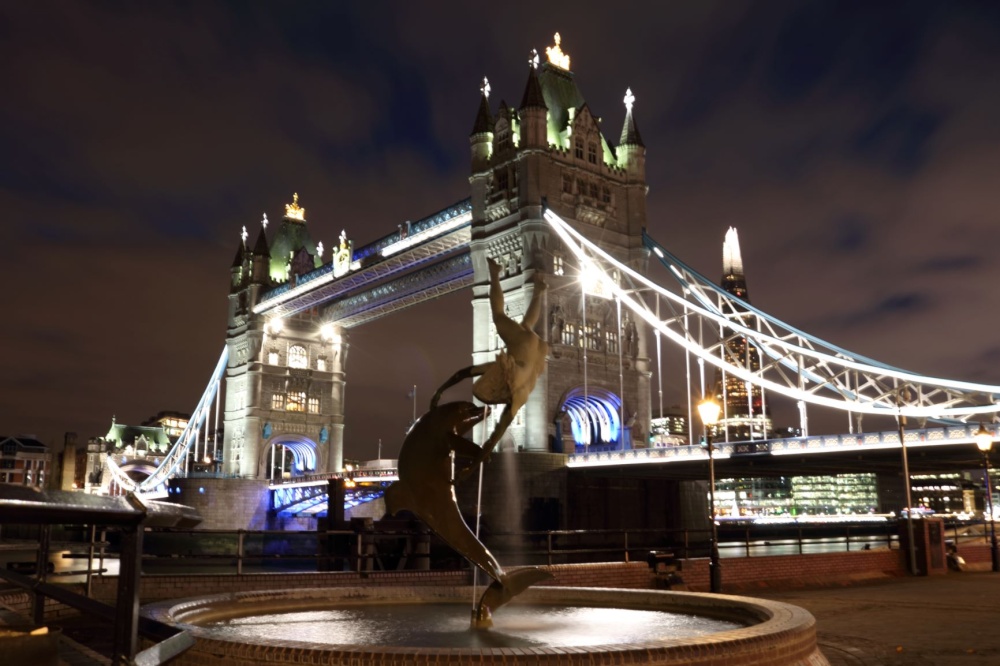 Dolphin Statue, Tower Bridge