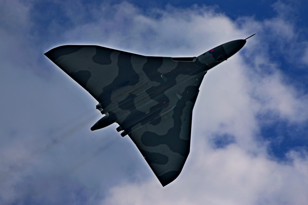 Vulcan over Exmouth in August 2015