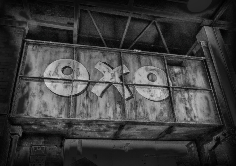 old advertising board