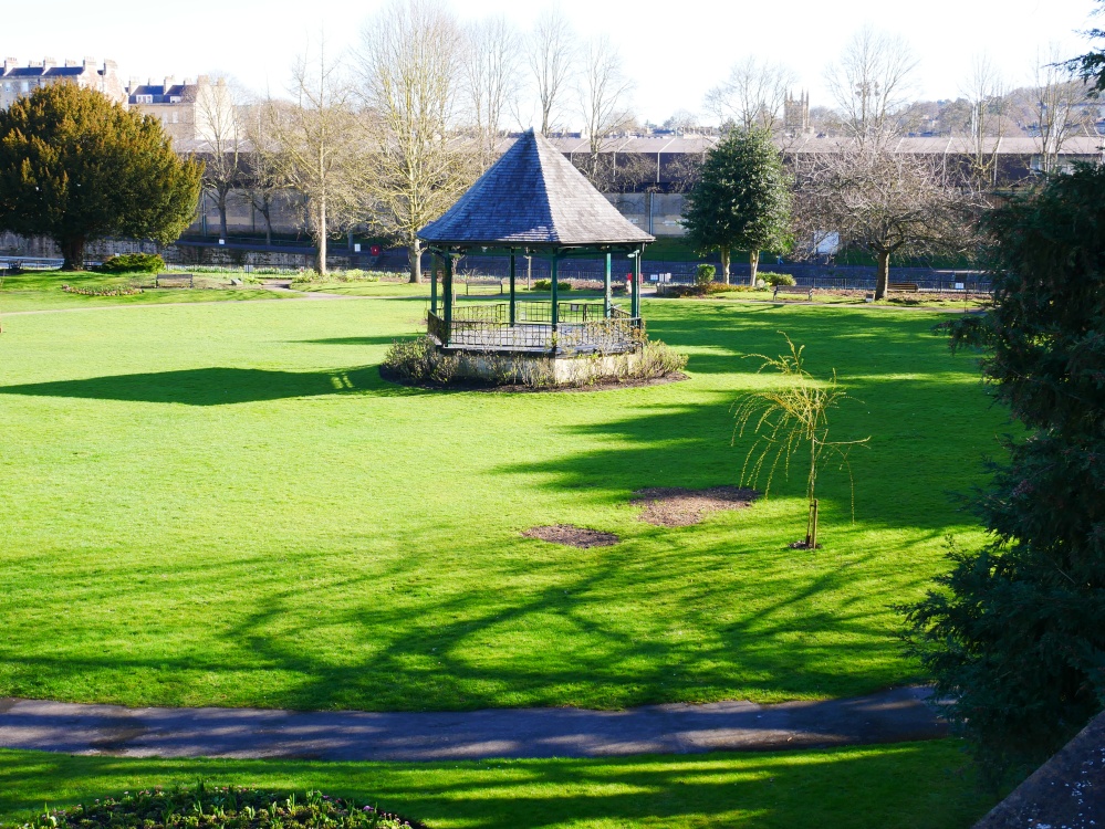 Bath Parade Gardens in the  morning
