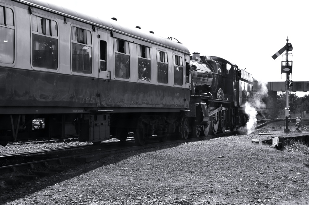Photograph of Bradley Manor Steam Train at Severn Valley Railway, Kidderminster