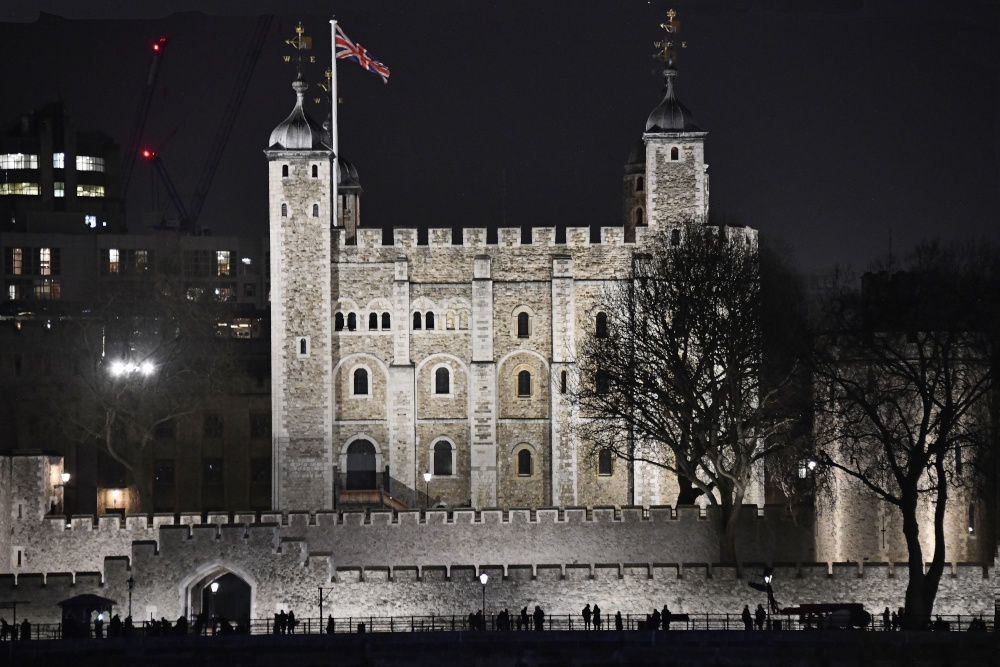 Tower of London at night