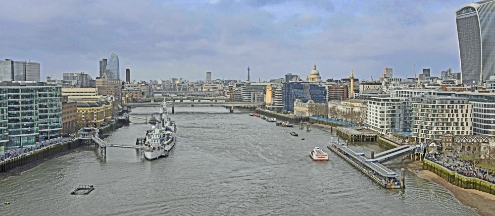 View from Tower Bridge