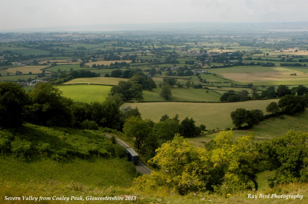 Severn Valley from Coaley Peak, nr Coaley, Gloucestershire 2013