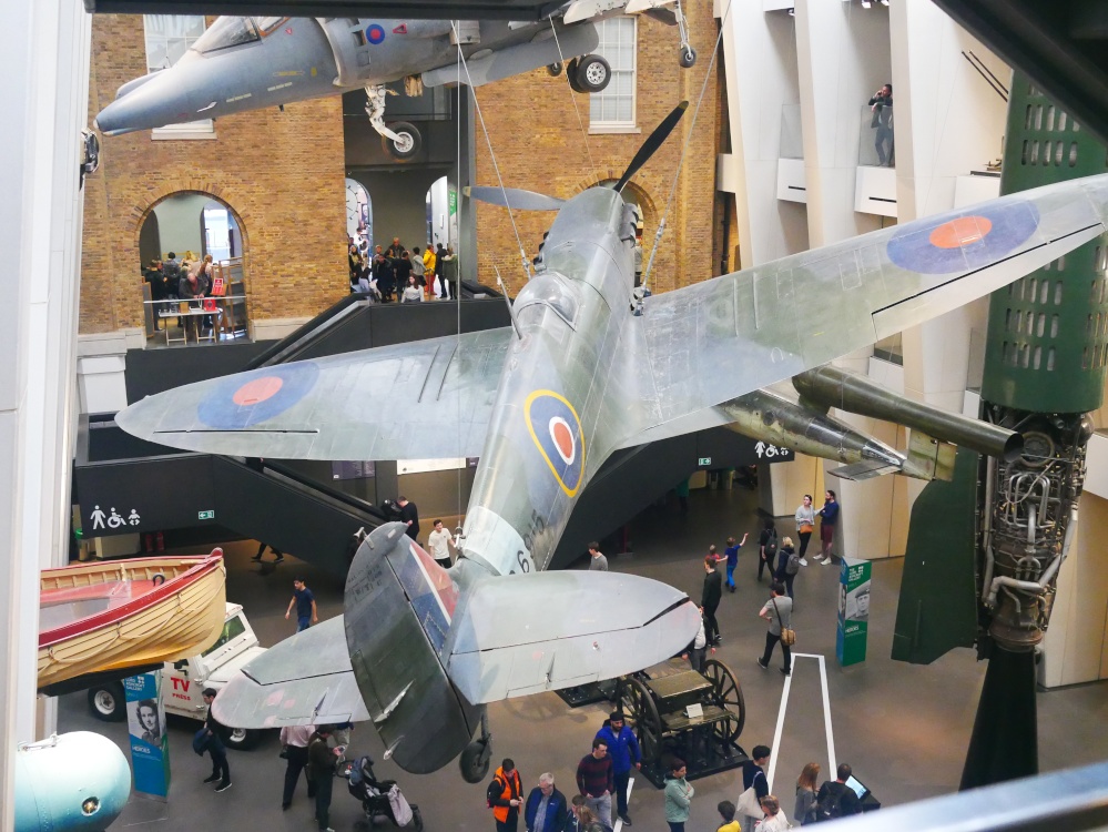Spitfire in the Imperial Waar Museum, London photo by Tom Elliott