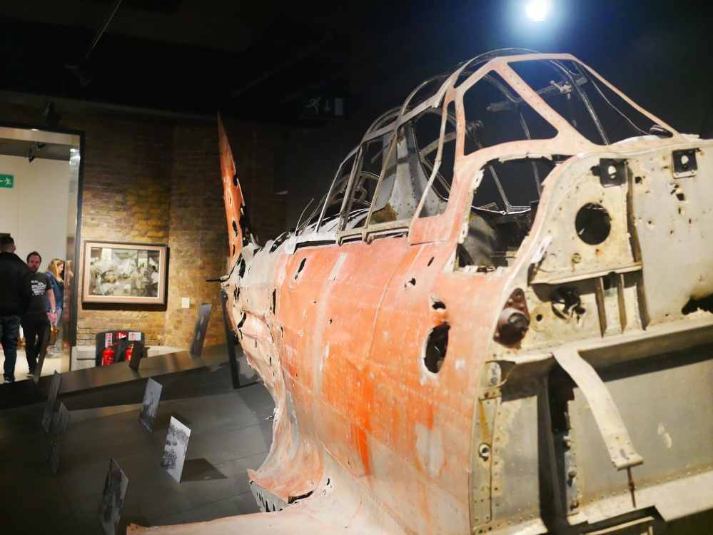 Remnants of a Mitsubishi A6M fighter (Zero) from WWII