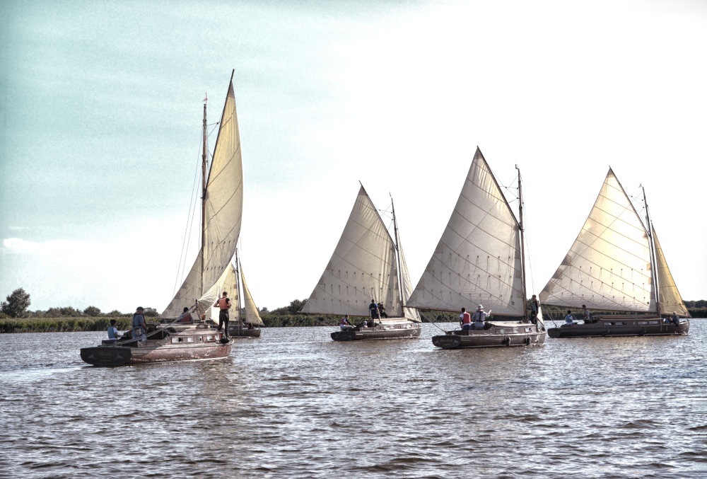 Norfolk Broads. Sailing Yachts. 2 photo by James Bogie