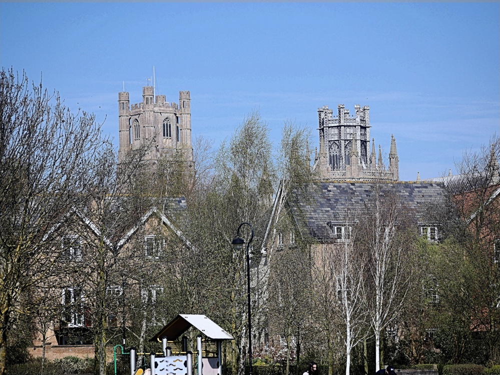 Towers of Ely Cathedral photo by Tom Elliott