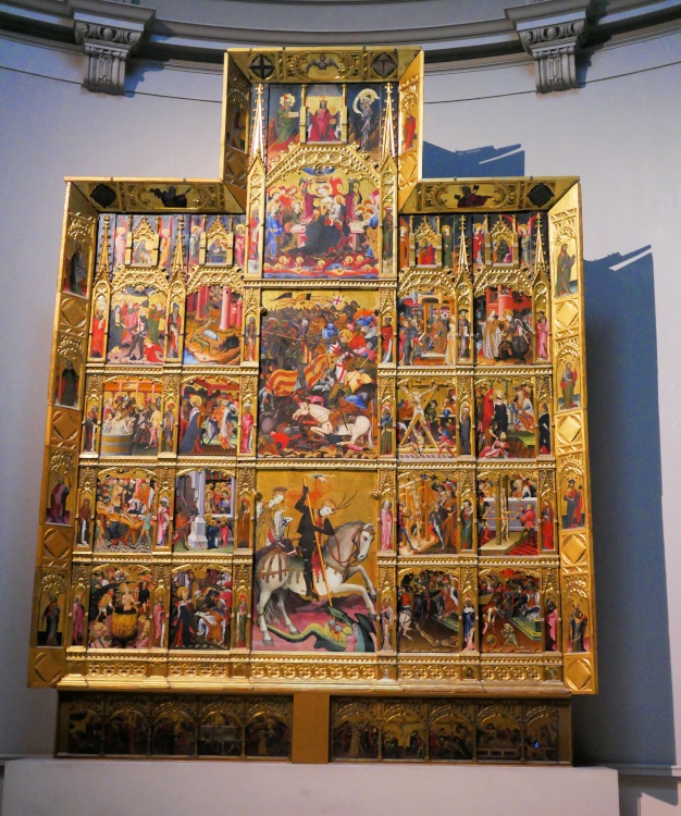Altarpiece of St. George in the Victoria and Albert Museum, London