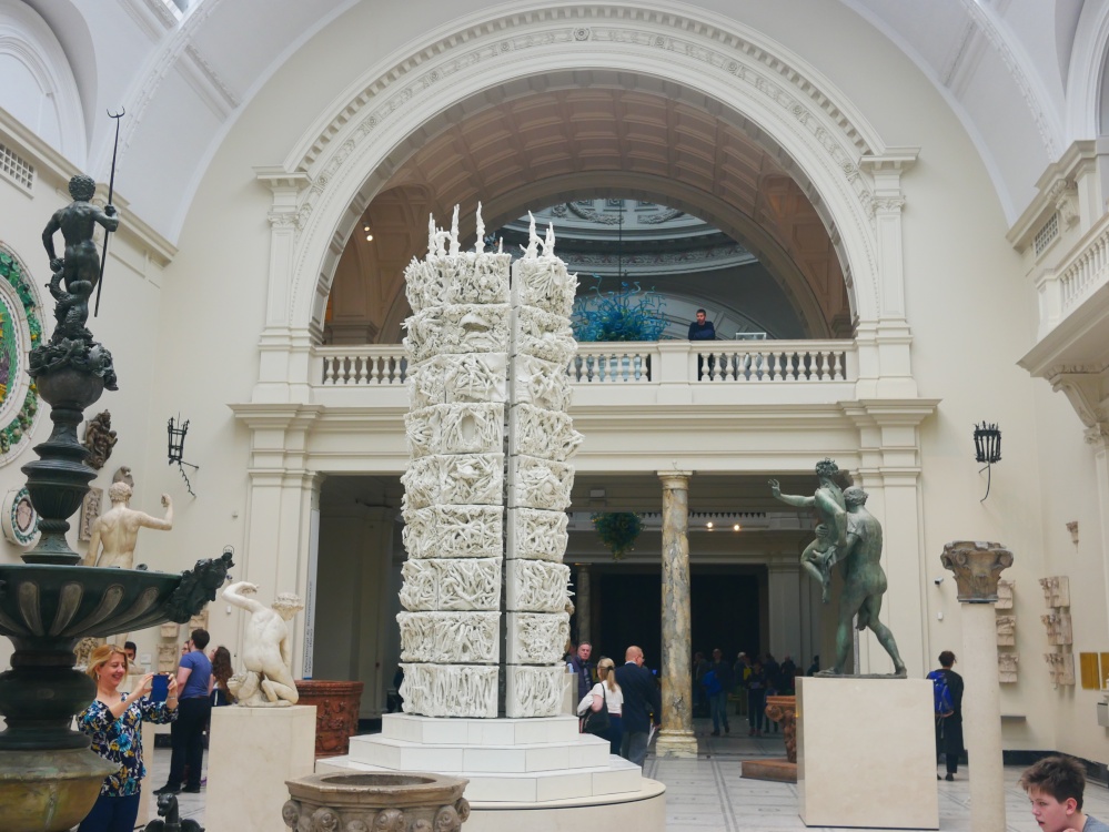 Interior view of one of the galleries at the Victoria and Albert Museum, London photo by Tom Elliott
