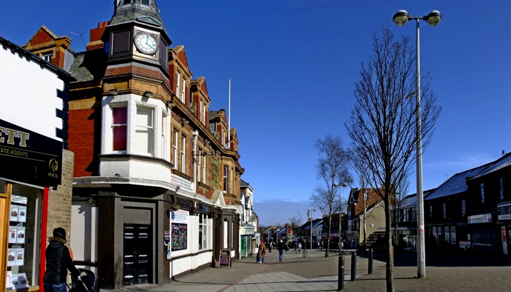 Photograph of Stanley shopping area 2010