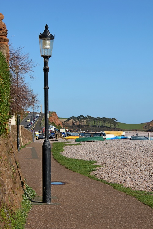 The Promenade footpath of Budleigh