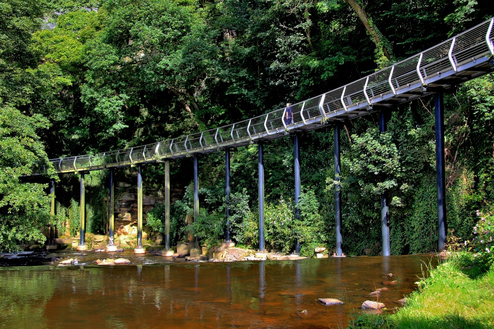 Millenium Walkway, New Mills, Derbyshire