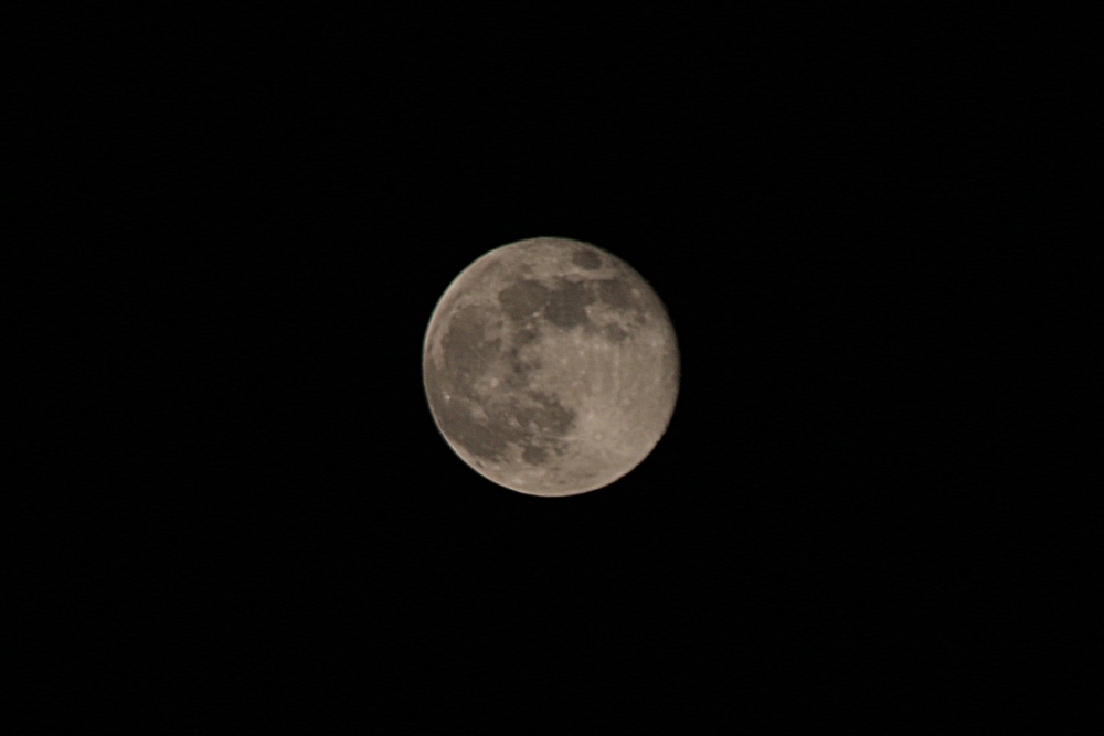 Full Moon at Budleigh Salterton