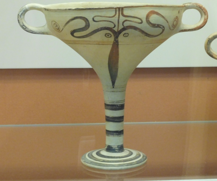 Mycenaean Drinking Cup with Cuttlefish (?)