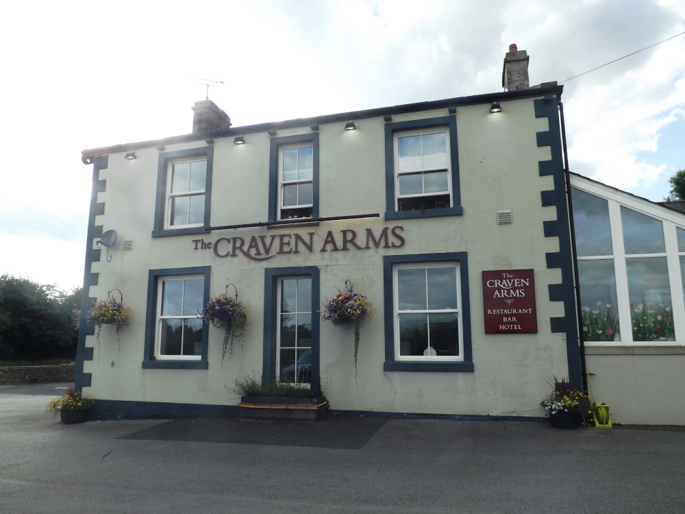 Photograph of The Craven Arms pub just outside Settle.