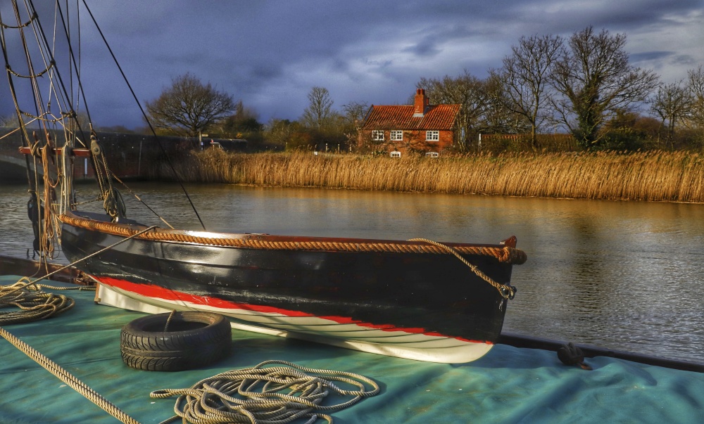 River Scene at Snape Maltings, Suffolk