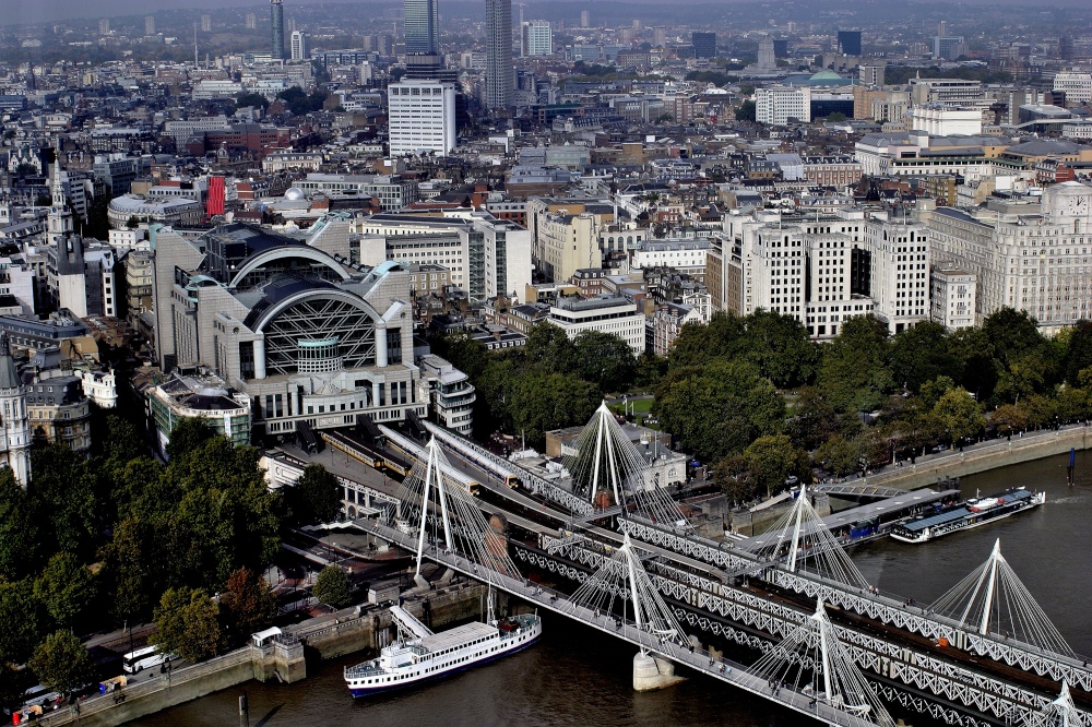 Hungerford and Jubilee Bridges London
