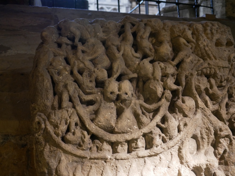 Doom Stone, in the crypt of York Minster