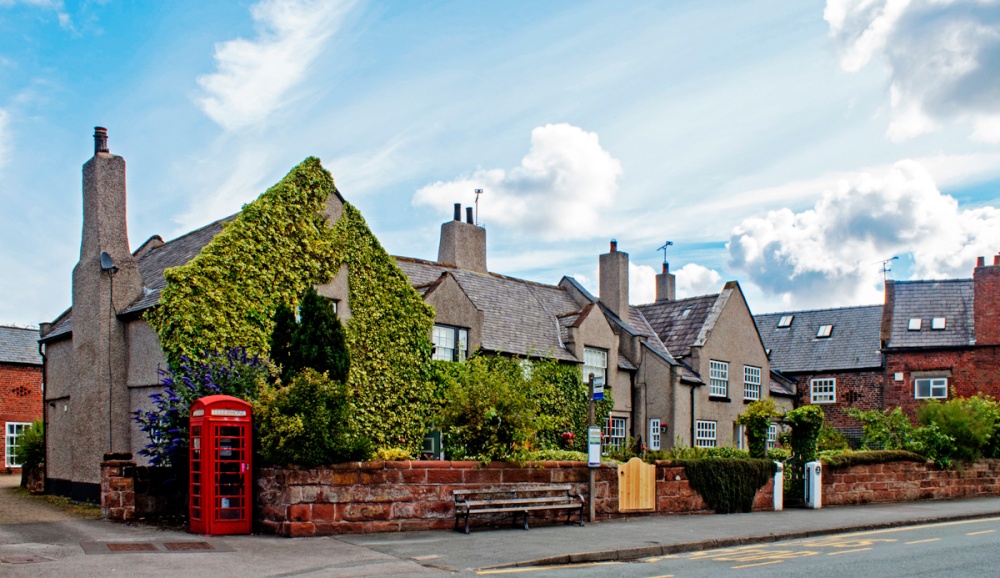 Willaston Village in Cheshire