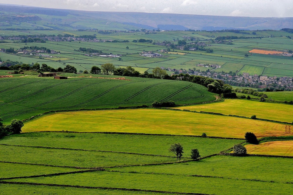 View from Castle Hill near Huddersfield