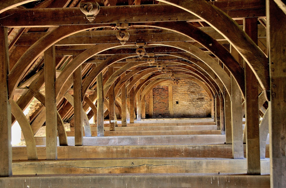 Ancient Roof Trusses, Bolsover Castle