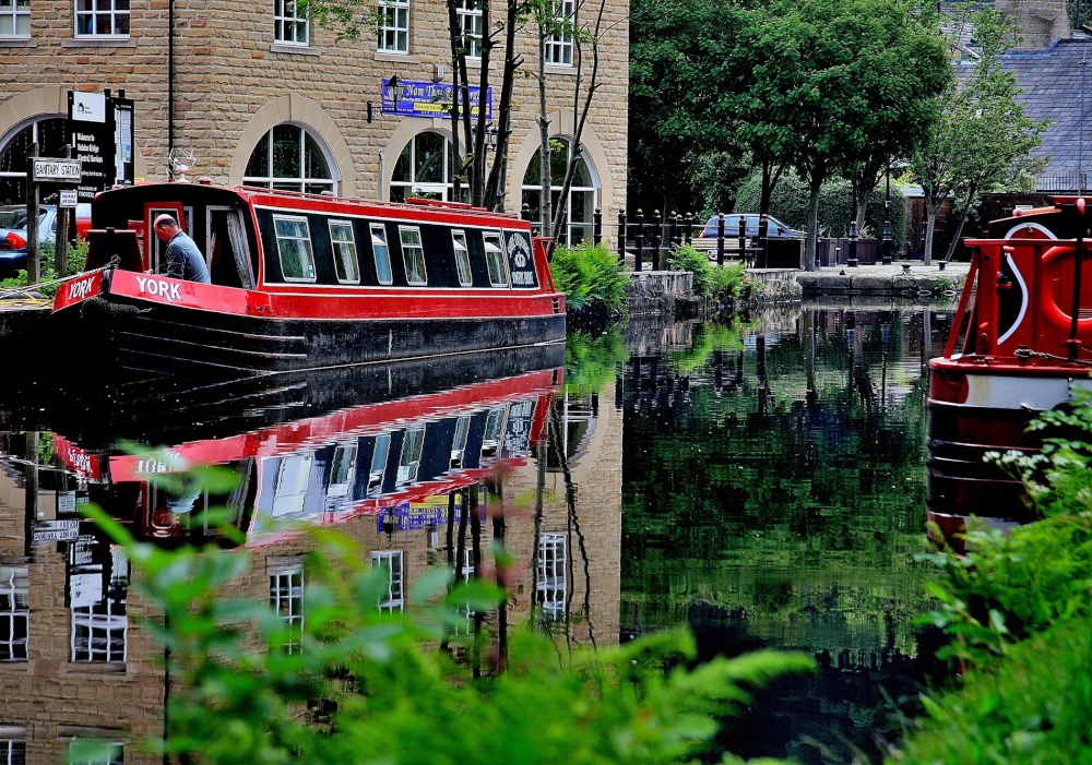 Canal Boats, Hebden Bridge