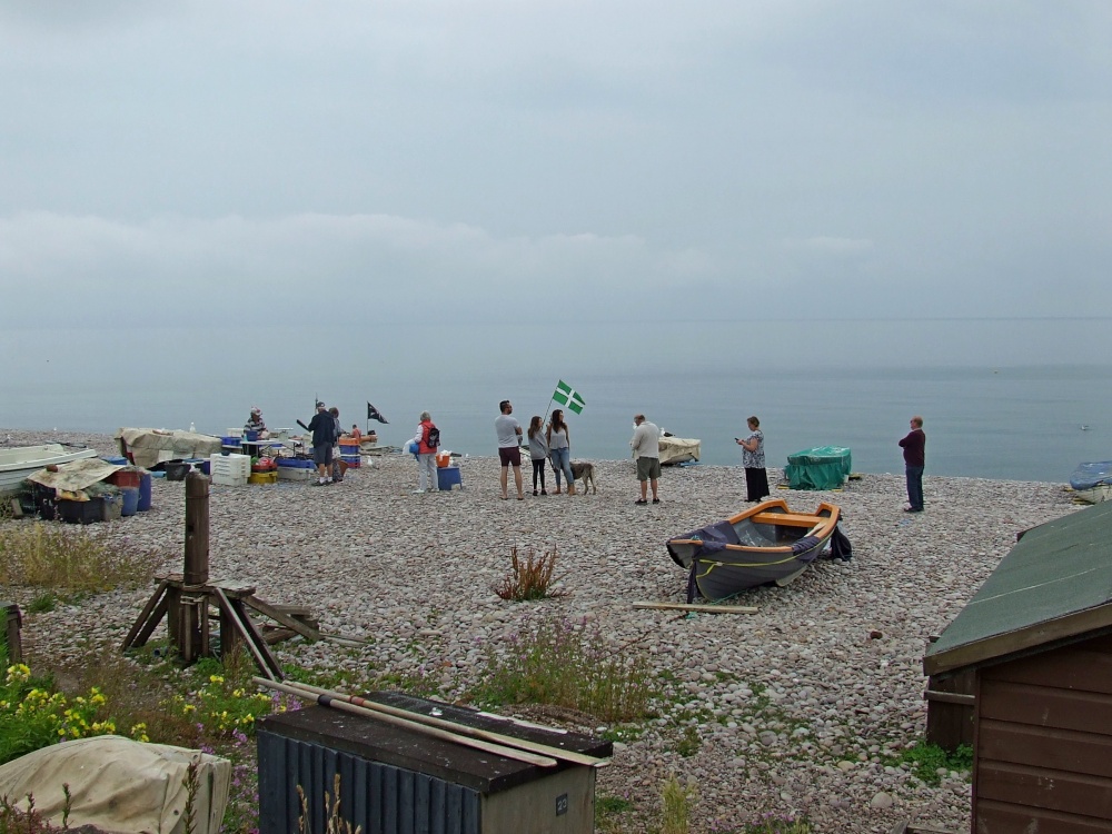 Budleigh fish queue