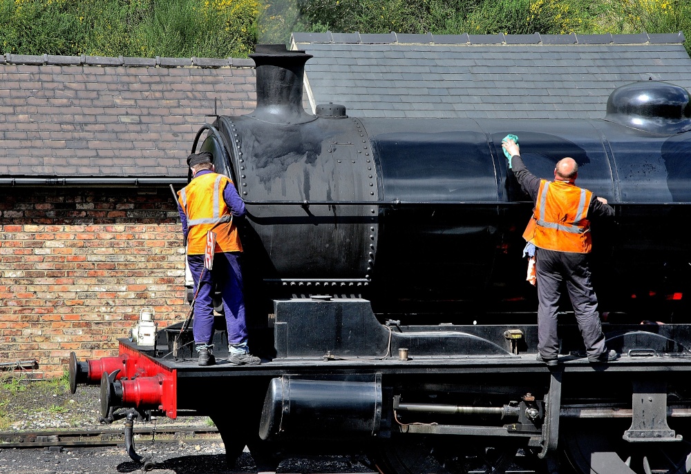 Maintenance on Steam Locomotives at Grosmont