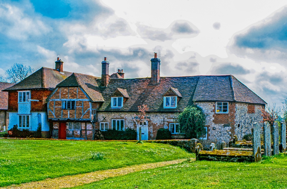 "Binsted Village and Graveyard" by Stephen Nunney at