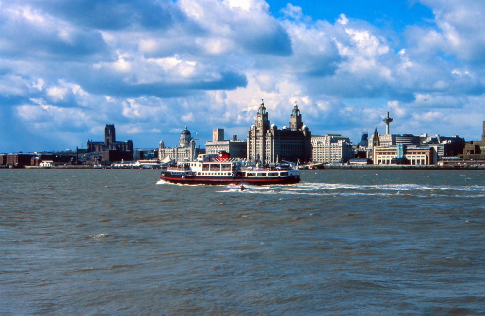 The view from Seacombe Promenade