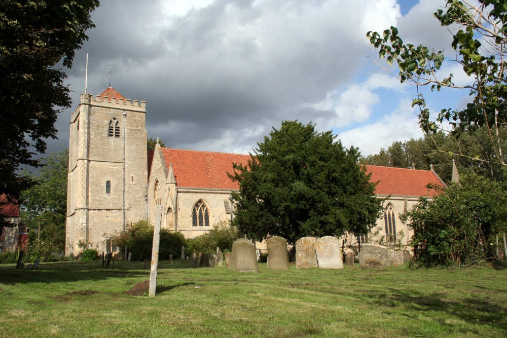 Storm clouds over Dorchester abbey