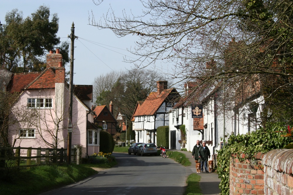 The Fleur de Lys pub in Main Road, East Hagbourne