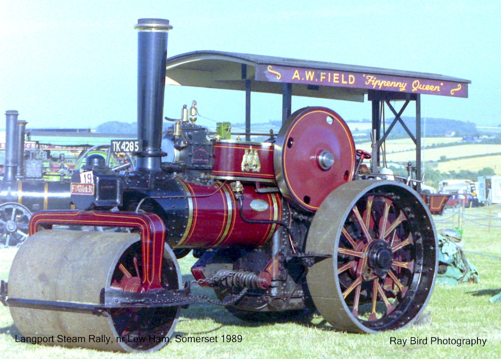 Langport Steam Rally, nr Low Ham, Somerset 1989