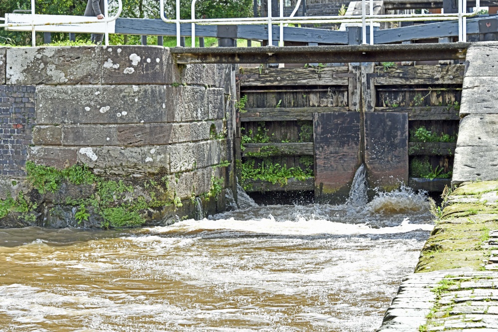 Photograph of Staircase Locks  on the Shropshire Union Canal at Bunbury