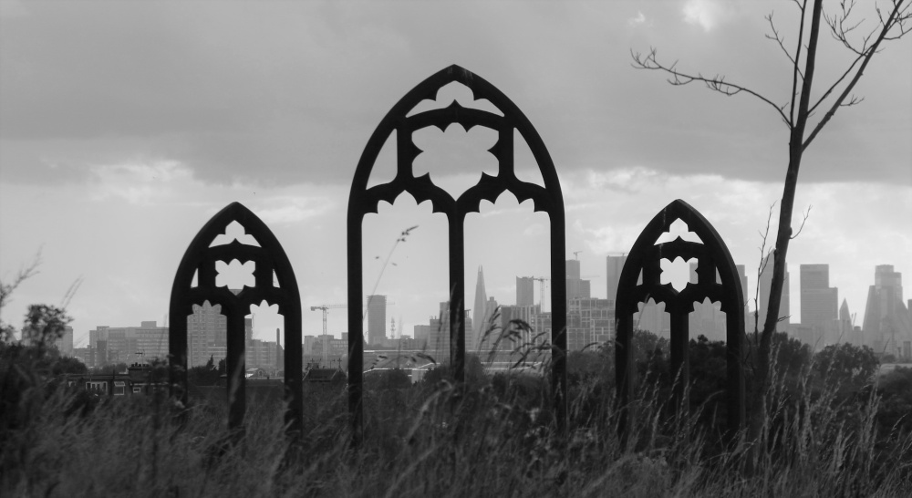 Photograph of Abbey remains