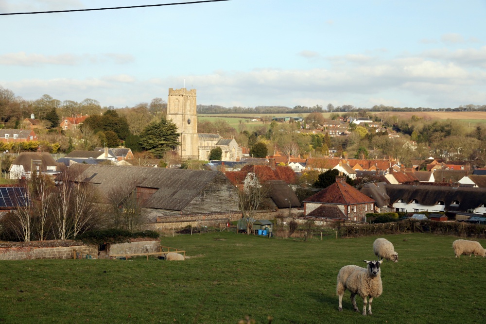 A view of the village of Aldbourne