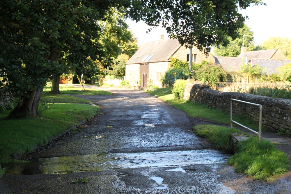 Photograph of A small ford in Birds Lane, Epwell