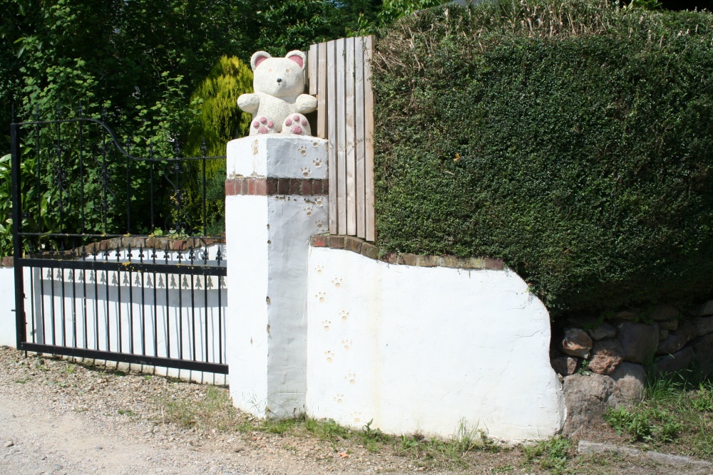 Teddy on the post in Ashbury