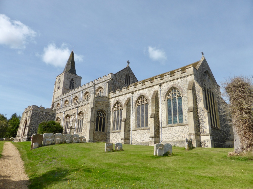 The Church of St Nicholas at Rattlesden, Suffolk