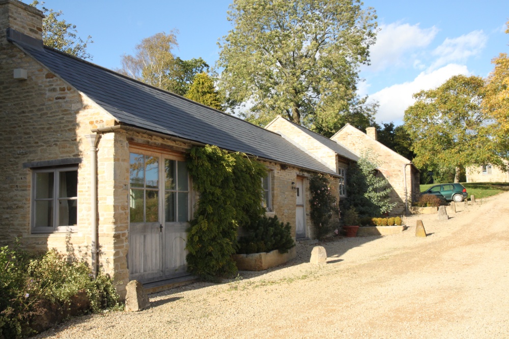 Some of the unique little cottages at Little Rollright