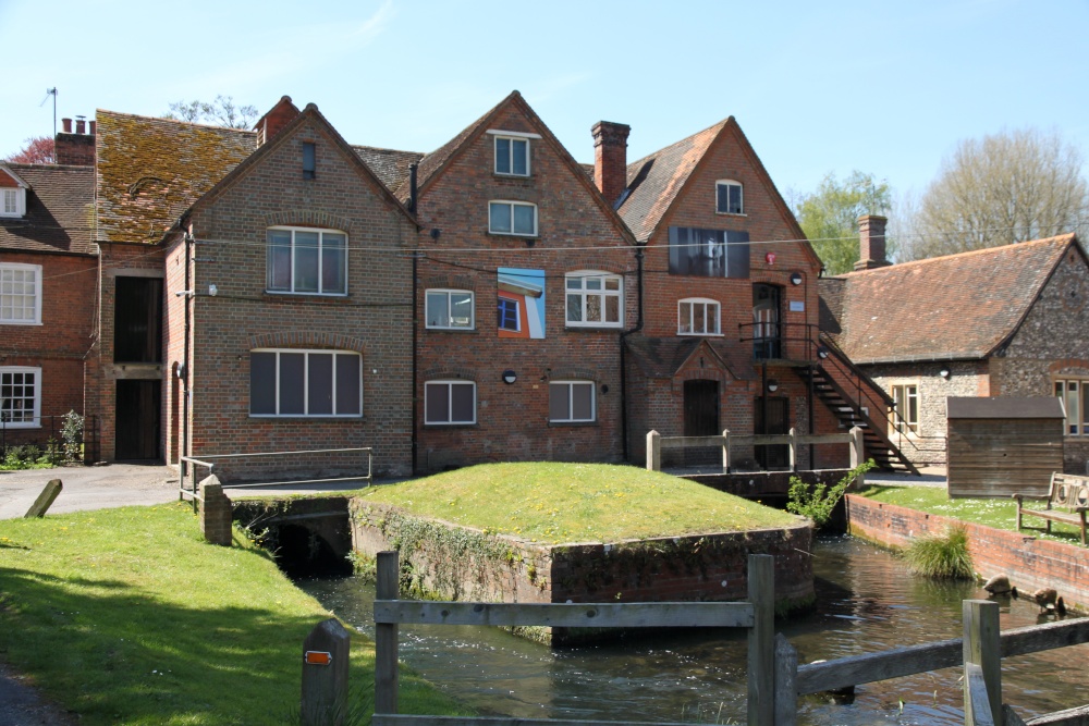 The old mill, Bradfield, now a college building