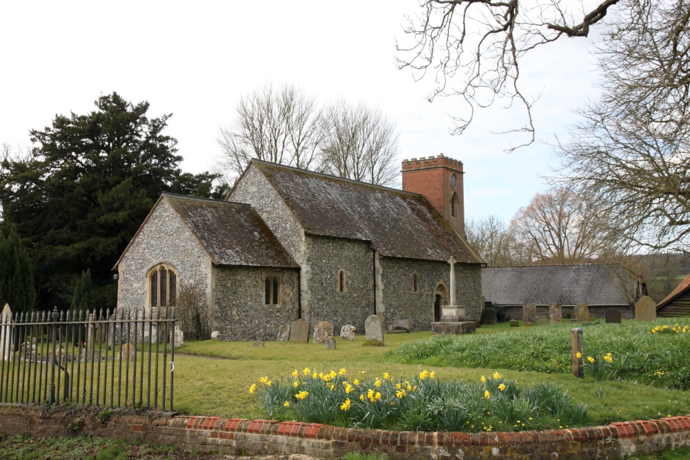 Photograph of Daffodil time at St. Frideswide's Church, Frilsham