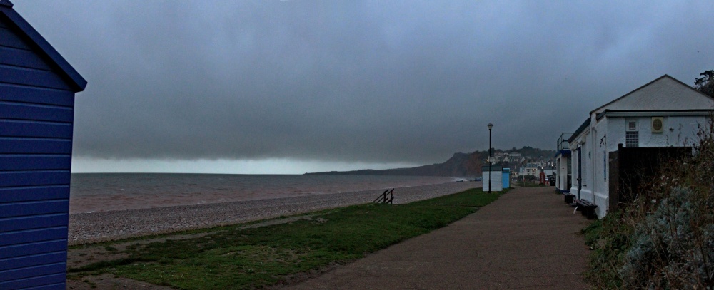 Stratified view of Budleigh skyline
